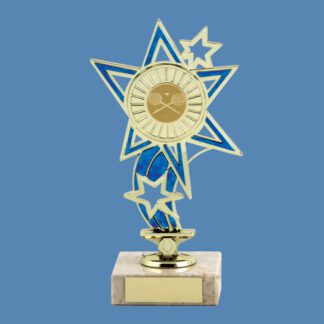 Blue Star Award on Marble Base DA32/1