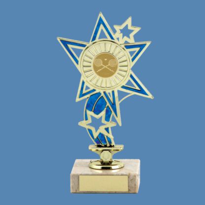 Blue Star Award on Marble Base DA32/1