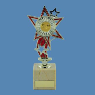Red Star Award on Marble Base DA32/3