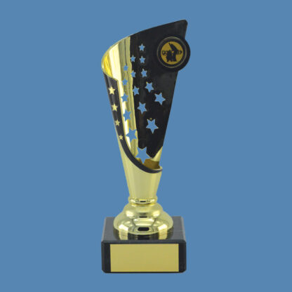 Gold Star Trophy on Marble Base DA33/4