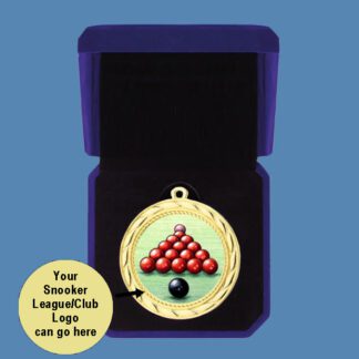 Snooker Medal in Velvet Box DA5/3