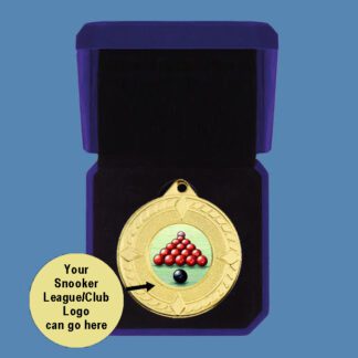 Snooker Medal in Velvet Box DA5/5