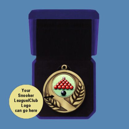 Snooker Medal in Velvet Box DA5/6