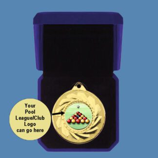 Pool Medal in Velvet Box DA5/7