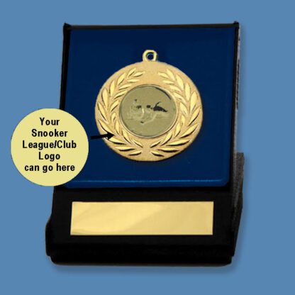 Pool Medal in Velvet Box DA5/7