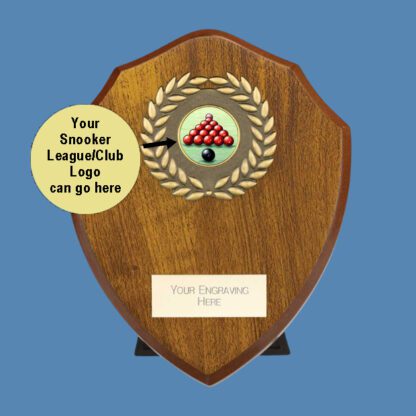 Snooker Reward Wreath Shield PL24566