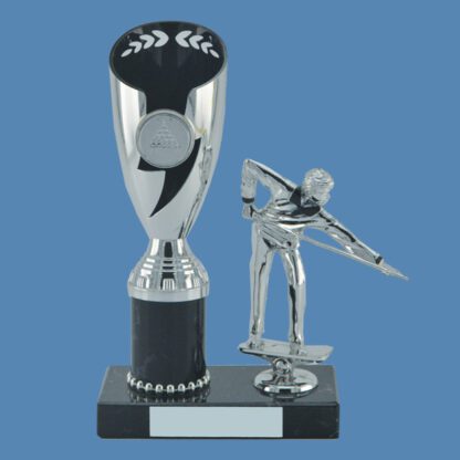 Silver Snooker Figure Trophy DD18/1