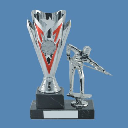 Silver Star Snooker Figure Trophy DD18/4