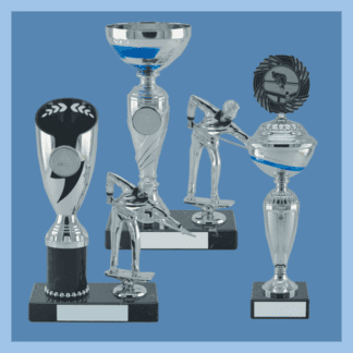 Silver Snooker Trophies