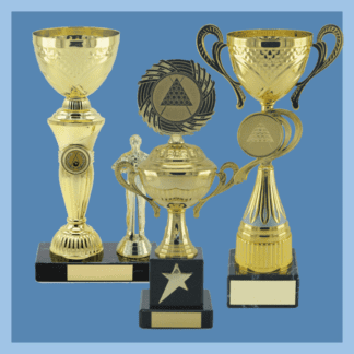 Gold Snooker Trophies