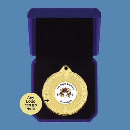 Boxing Medal in Velvet Box DA5/5 - Image 2