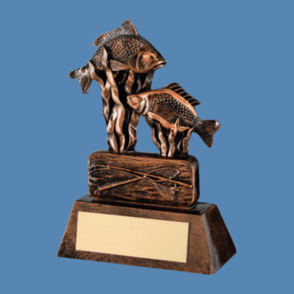 Bronze Fishing Resin Trophy JR13-RF381