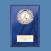 Reward Wreath Plaque Azure Blue PL24579