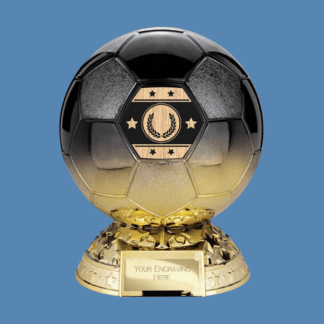 Carbon Black to Gold Elite Football Trophy PA25262