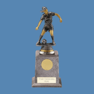 Cyclone Female Footballer Figure Trophy TR24552