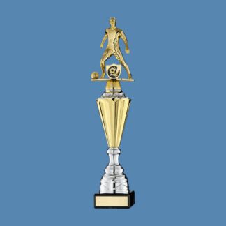 Gold Male Footballer Trophy JR1-TYF305