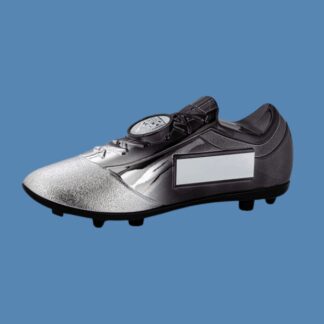 Silver and Black Football Boot Trophy JR1-FP16SK