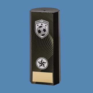 Black Football Column Trophy JR1-17FP35